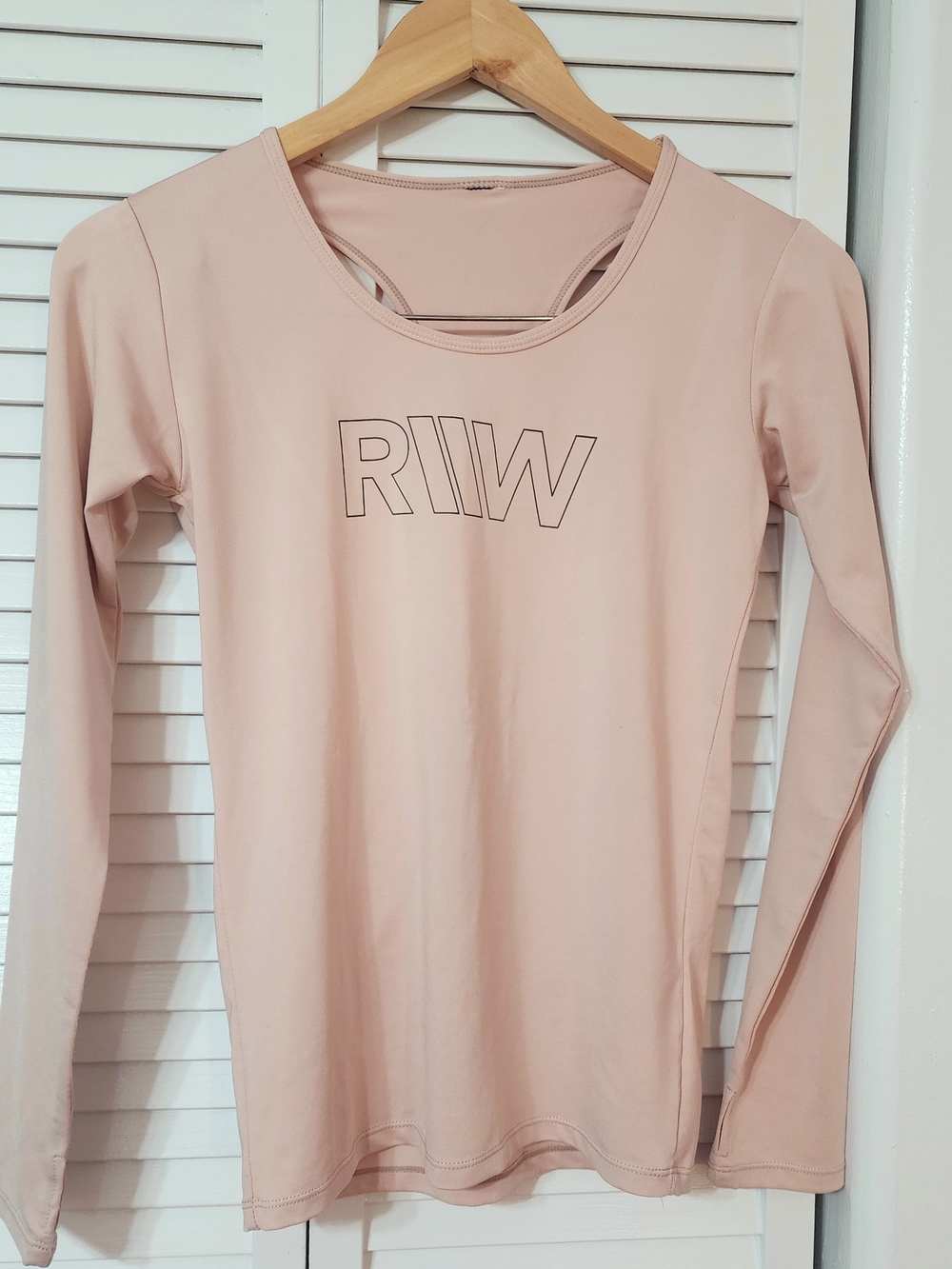 Ryderwear Cut Out Longsleeve Top Nude Blush